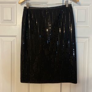 New York & Company black sequin skirt size 2, new with tags